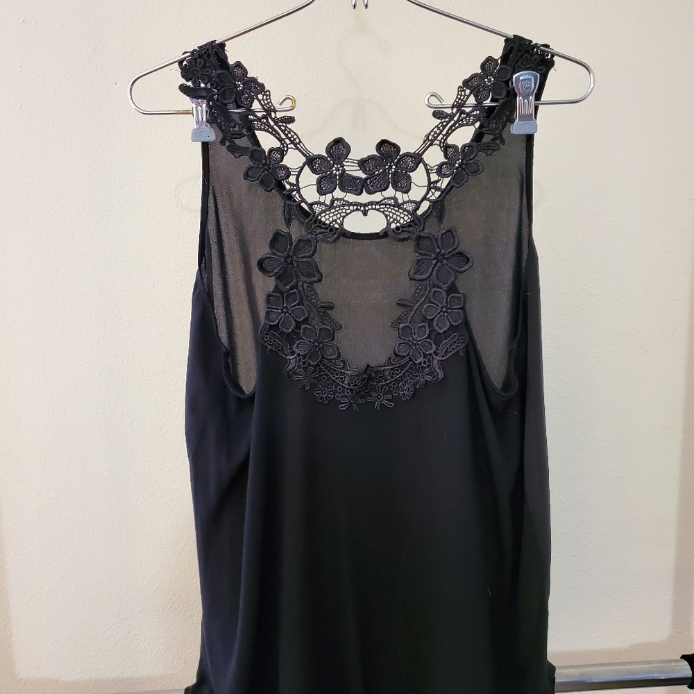Lace Back Blouse